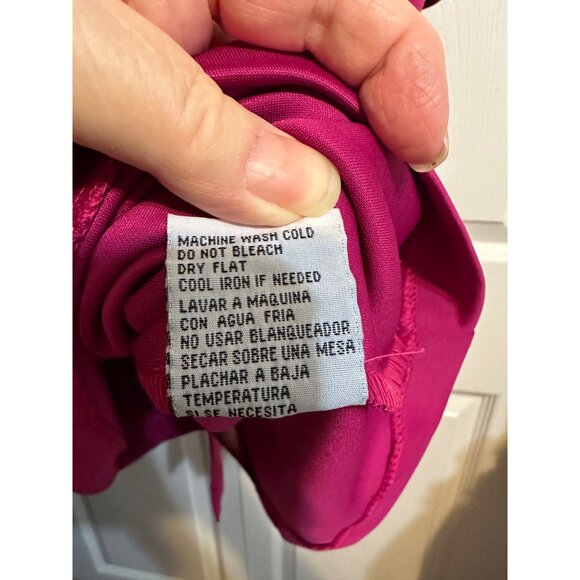 Shelby & Palmer Hot Pink Sleeveless Peplum Sheath Career Cocktail Dress Size 10 - Picture 10 of 10